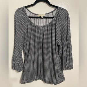 Michael Kors knit checked top